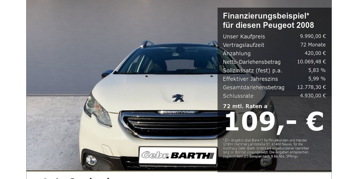 Peugeot 2008 76.640 km 9.990 &euro; Merzig / Weiskirchen 66663