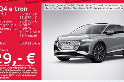 Audi Q4 e-tron 46.123 km 36.900 &euro; München 81825