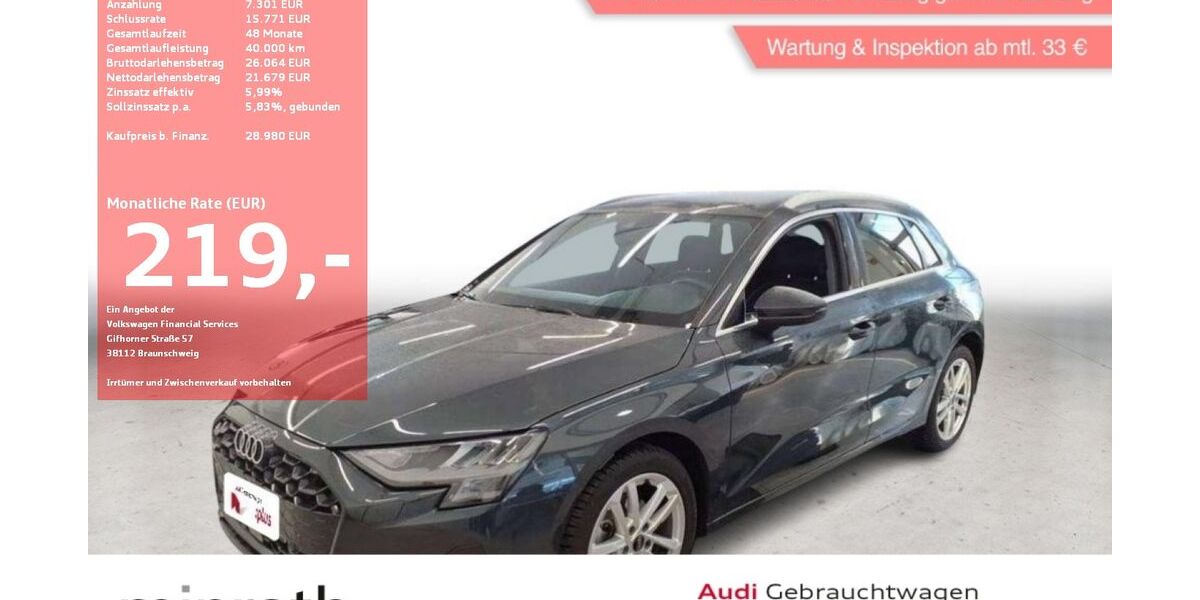 Audi A3 10.077 km 27.730 &euro; Moers-Hülsdonk 47441