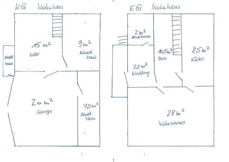 Doppelhaushälfte Langenwetzendorf - 5 Zimmer, 87 m&sup2;, 170.000&euro; | Angebot:26308625