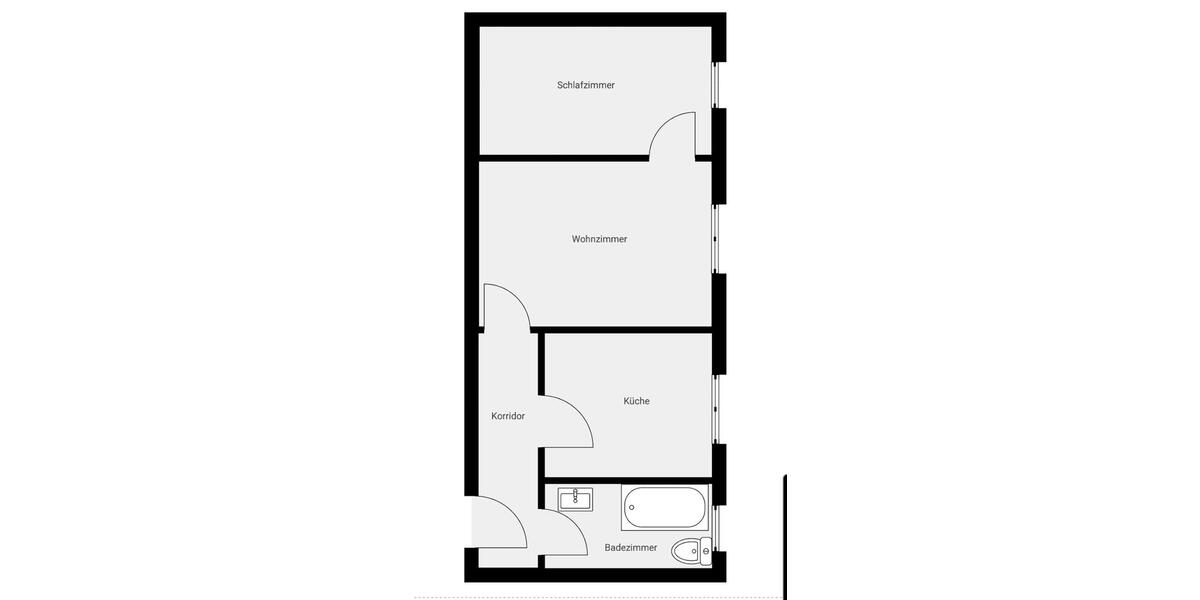 Etagenwohnung Oer-Erkenschwick Erkenschwick - 2 Zimmer, 50 m&sup2;, 425&euro; | Angebot:26097588