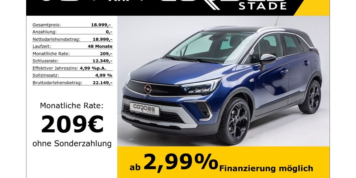 Opel Crossland (X) 12.820 km 18.995 &euro; Stade 21680