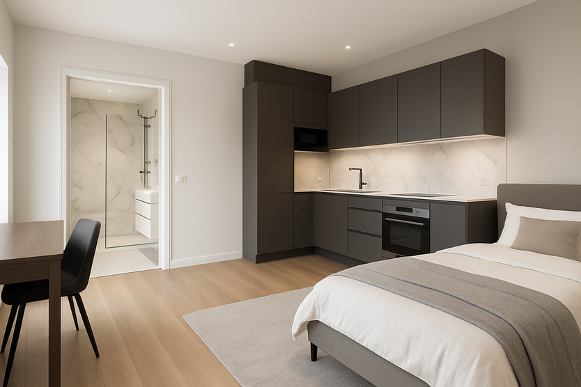 Wohnung zum Mieten in Darmstadt 710 € 27 m² 1 zimmer