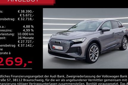 Audi Q4 e-tron 36.454 km 38.390 € Ingolstadt 85057