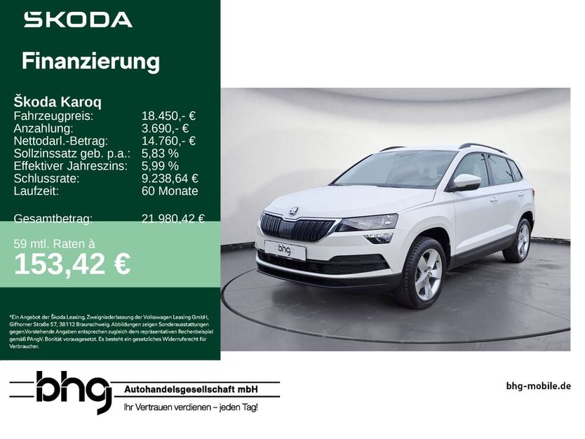 Skoda Karoq 99.416 km 18.450 € Freiburg 79115
