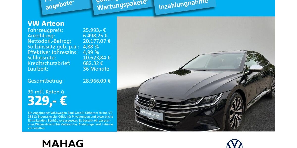 VW Arteon 87.684 km 25.244 € Ottobrunn 85521
