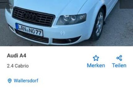Audi A4 162.000 km 3.900 &euro; Mamming 94437