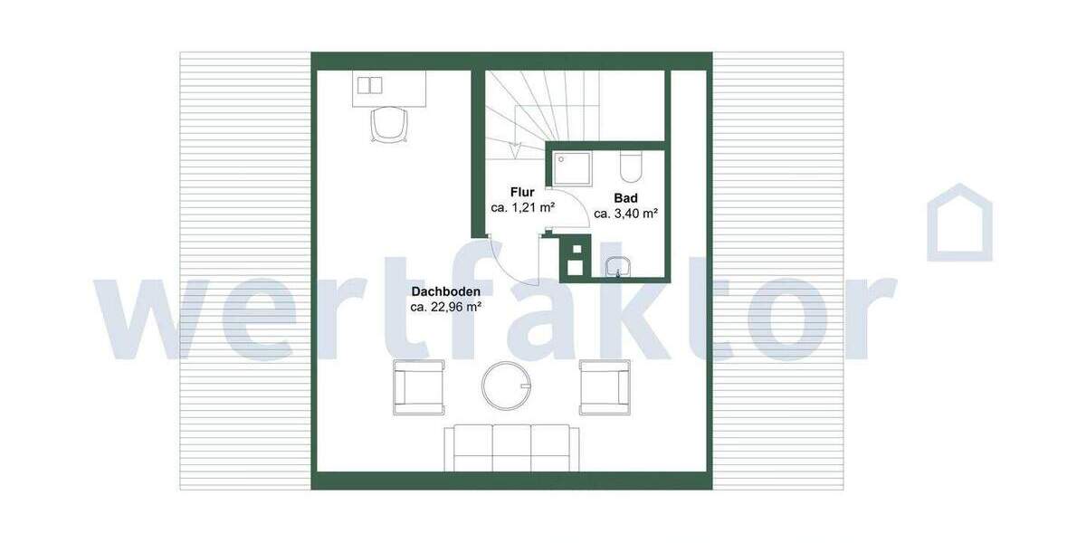 Reihenmittelhaus Bielefeld Sennestadt - 5 Zimmer, 108 m&sup2;, 330.000&euro; | Angebot:24779442