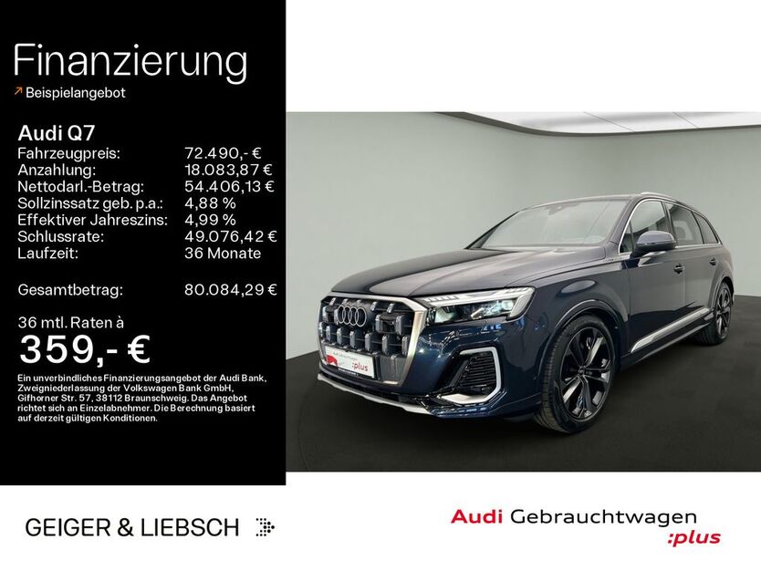 Audi Q7 9.260 km 69.999 € Linsengericht 63589