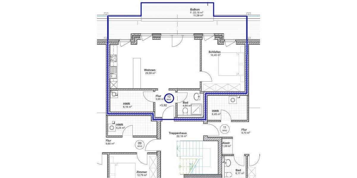 Etagenwohnung Wacken - 2 Zimmer, 69 m&sup2;, 269.000&euro; | Angebot:26816394
