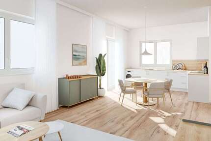 Wohnung Augsburg Oberhausen - 2 Zimmer, 55 m&sup2;, 980&euro; | Angebot:27357735