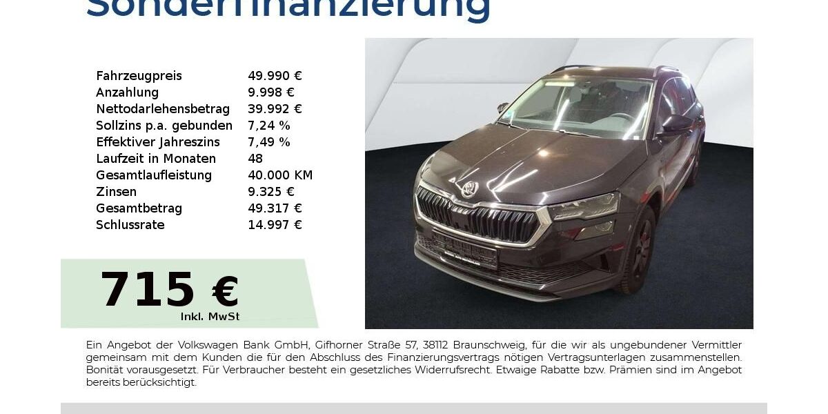 Skoda Karoq 9.550 km 32.940 &euro; Nürnberg 90441