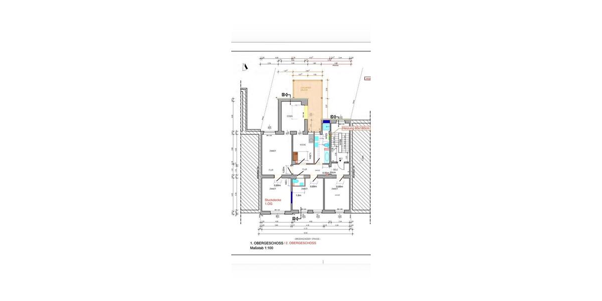 Etagenwohnung Hattingen - 5 Zimmer, 125 m&sup2;, 1.250&euro; | Angebot:24344944