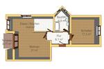 Erdgeschoßwohnung Glauchau - 2 Zimmer, 70 m&sup2;, 440&euro; | Angebot:26676966
