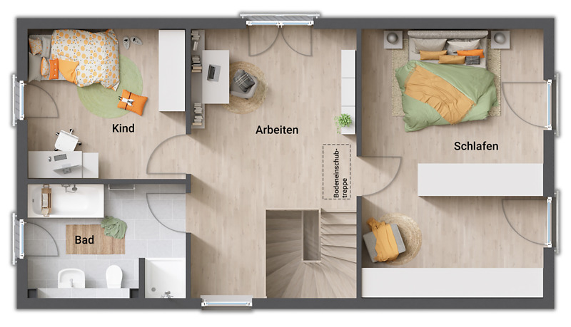 Einfamilienhaus Apolda - 4 Zimmer, 129 m&sup2;, 352.386&euro; | Angebot:25781002