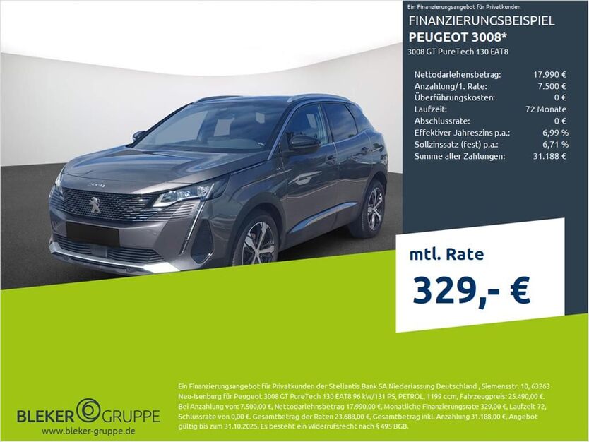 Peugeot 3008 32.447 km 25.490 € Münster - Amelsbüren 48163