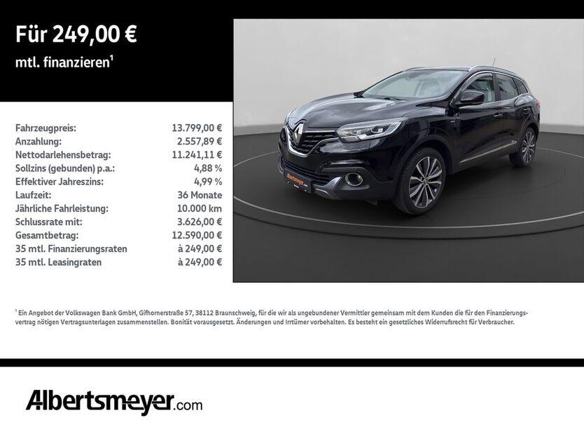 Renault Kadjar 102.382 km 13.799 € Leinefelde-Worbis/DE 37327