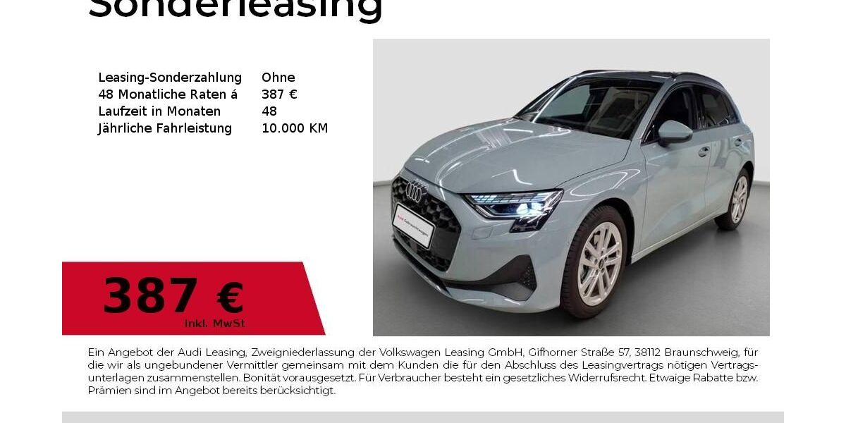 Audi A3 5.547 km 33.740 &euro; Dessau-Roßlau 06844