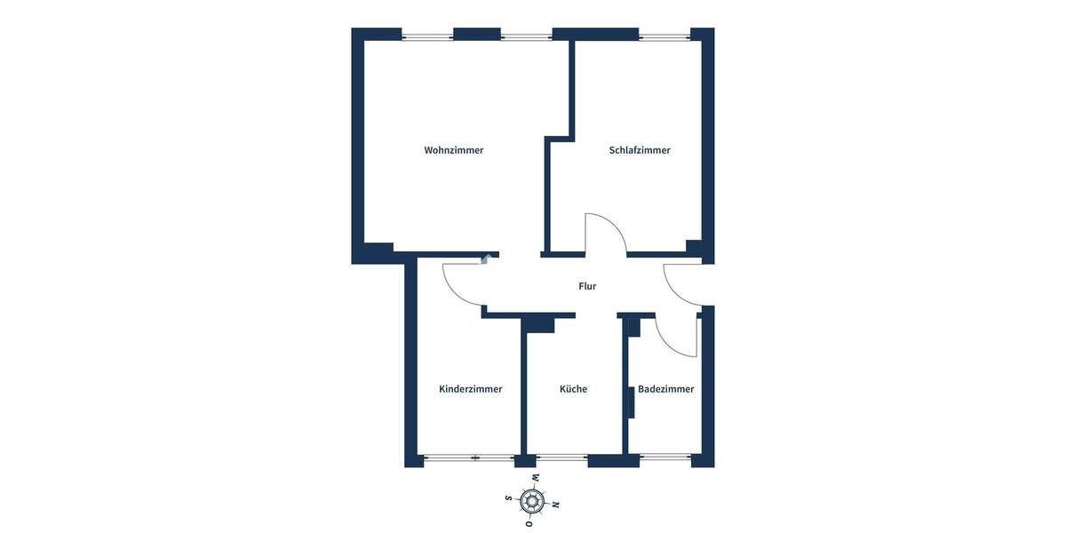 Etagenwohnung Gifhorn - 3 Zimmer, 52 m&sup2;, 129.000&euro; | Angebot:25738535