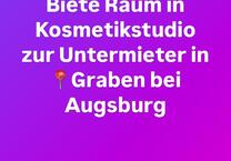Biete Raum zur Untermiete in Kosmetikstudio gewerbliche!