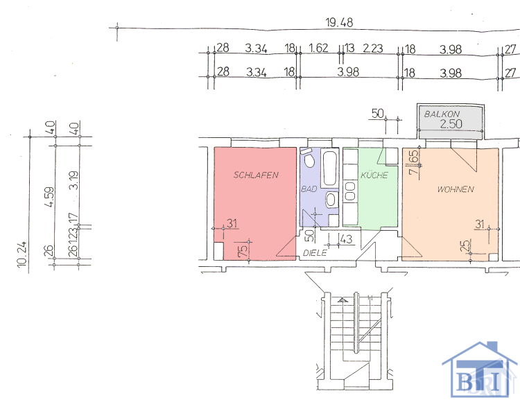 Etagenwohnung Schönau-Berzdorf Berzdorf - 2 Zimmer, 52 m&sup2;, 31.200&euro; | Angebot:26096858