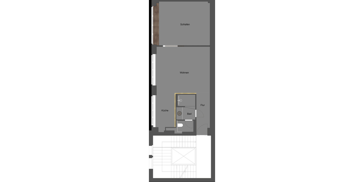 Etagenwohnung Berlin Wedding - 2 Zimmer, 70 m&sup2;, 4.990&euro; | Angebot:26857029