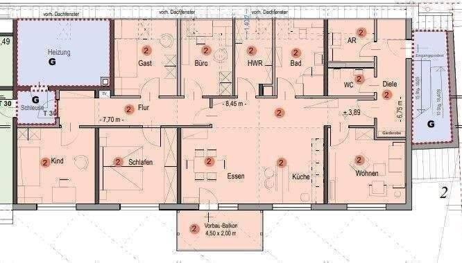 Etagenwohnung Vogtsburg im Kaiserstuhl Oberrotweil - 5 Zimmer, 157 m&sup2;, 1.340&euro; | Angebot:26858914