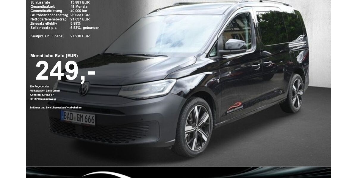 VW Caddy Maxi 79.008 km 27.210 &euro; Baden-Baden 76530