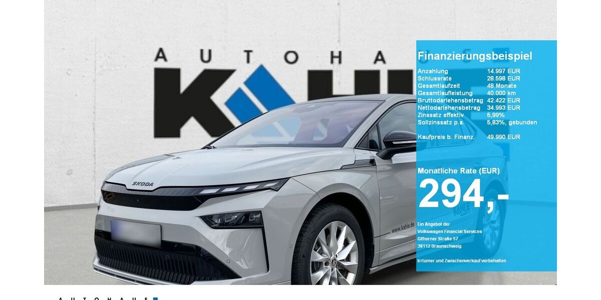 Skoda Enyaq 10.000 km 49.990 &euro; Nienburg 31582