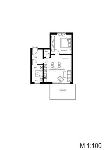 Etagenwohnung Eching - 2 Zimmer, 64 m&sup2;, 534.900&euro; | Angebot:25671556
