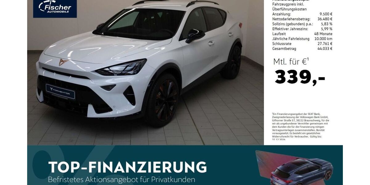Cupra Formentor 9.987 km 45.980 &euro; Amberg 92224