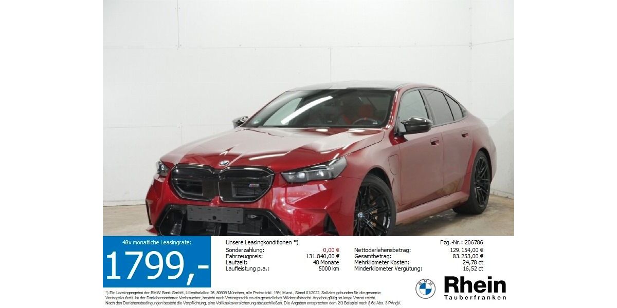 BMW M5 24.975 km 118.240 &euro; Lauda-Königshofen 97922