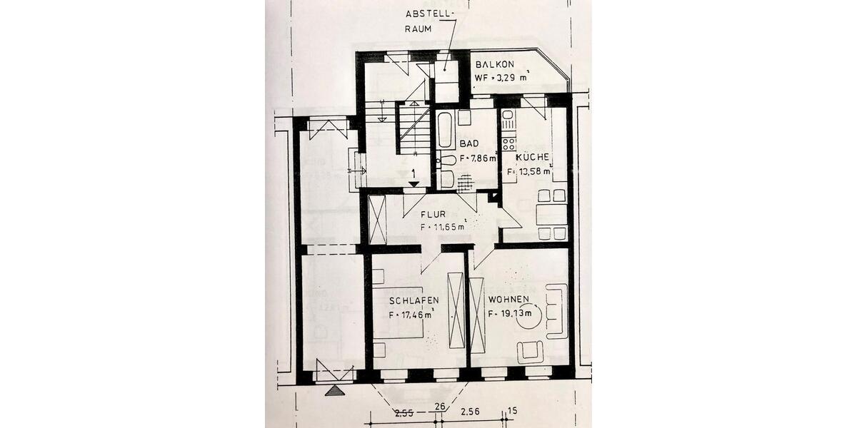 Hochparterre Gera Debschwitz - 2 Zimmer, 73 m&sup2;, 438&euro; | Angebot:26396261