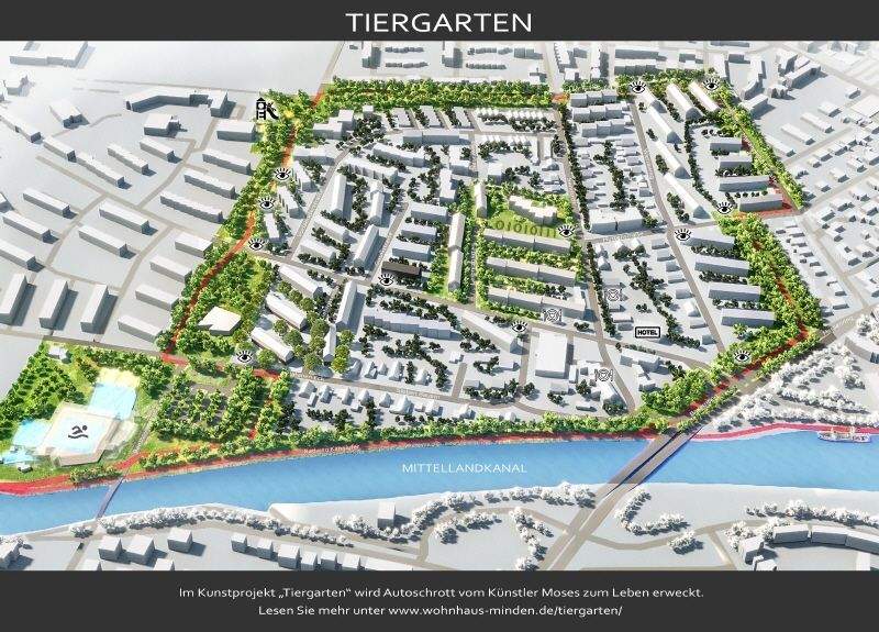 Etagenwohnung Minden Innenstadt - 3 Zimmer, 66 m&sup2;, 549&euro; | Angebot:26917057