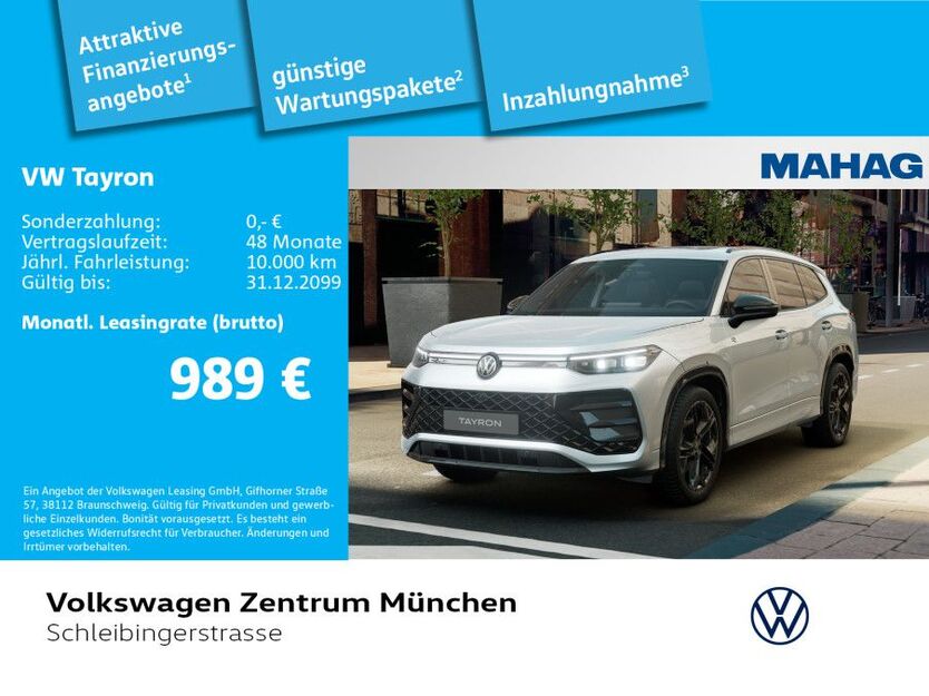 VW Tayron 5.000 km 69.890 € München 81669