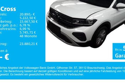 VW T-Cross 20.000 km 20.590 &euro; Gersthofen 86368