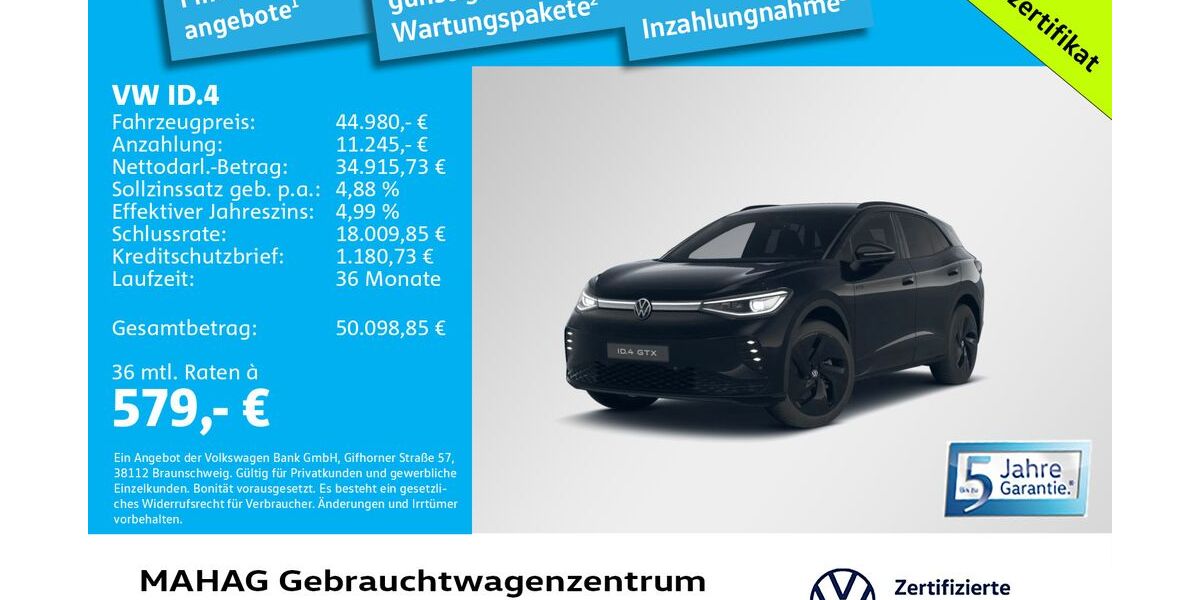 VW ID.4 3.166 km 44.980 &euro; München 80935