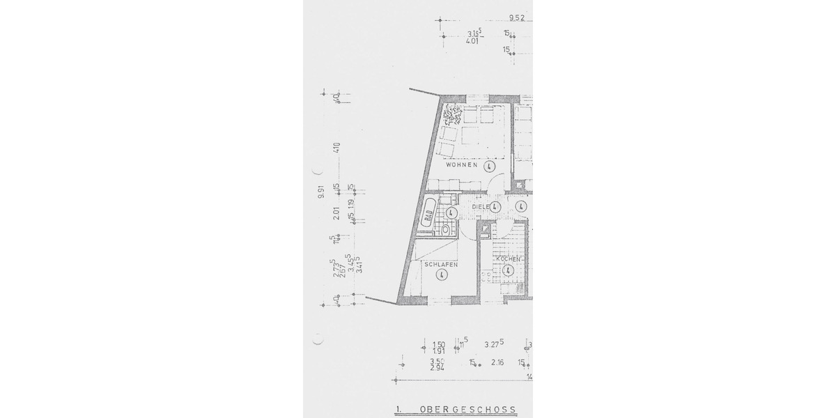 Etagenwohnung Pforzheim Brötzingen - 2 Zimmer, 38 m&sup2;, 750&euro; | Angebot:26826756