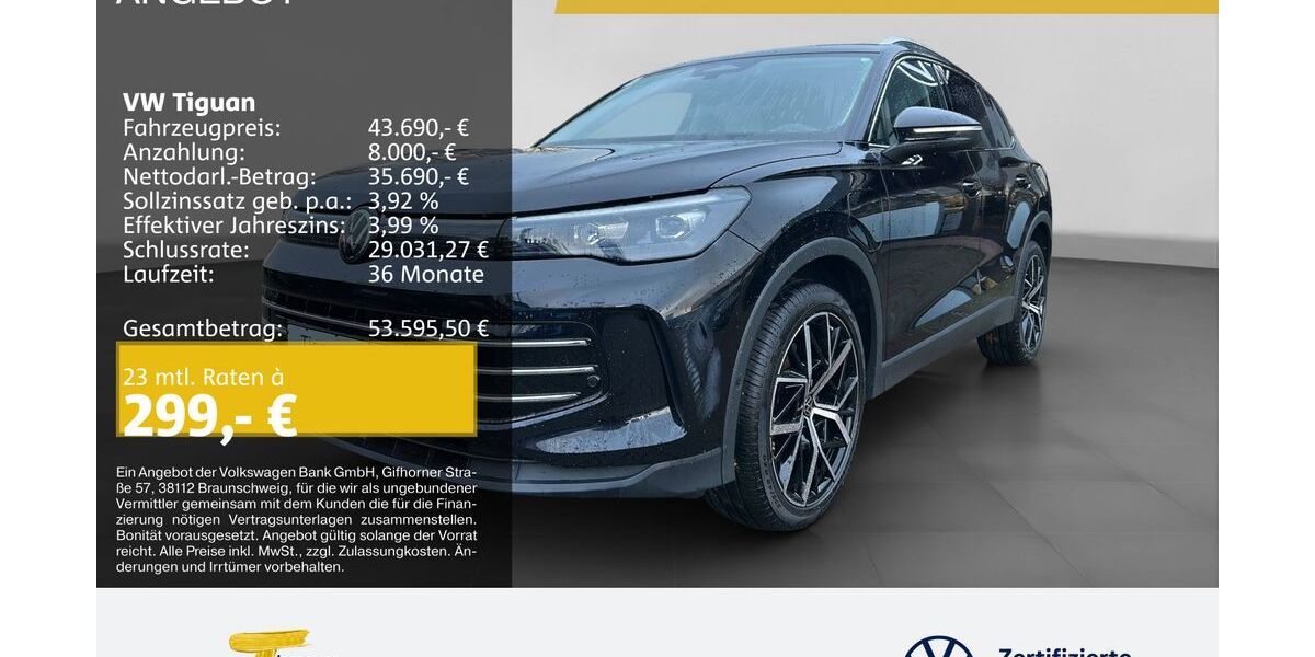 VW Tiguan 31.021 km 39.220 &euro; Marl 45770