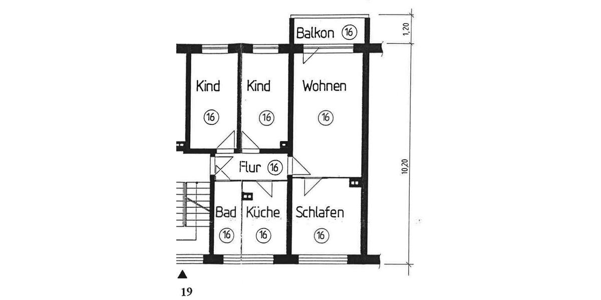 Gera-Langenberg! 4 Raum Whg. mit Balkon und Wanne! - Etagenwohnung Gera Langenberg | Angebot:26383800