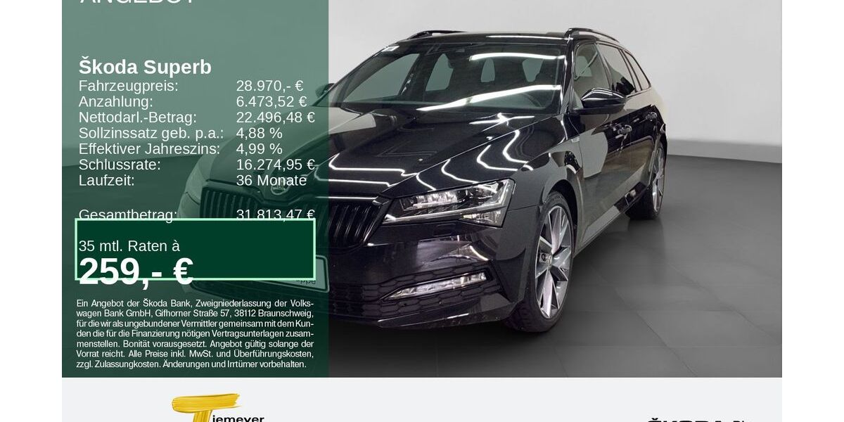 Skoda Superb 74.261 km 27.470 &euro; Bochum 44809