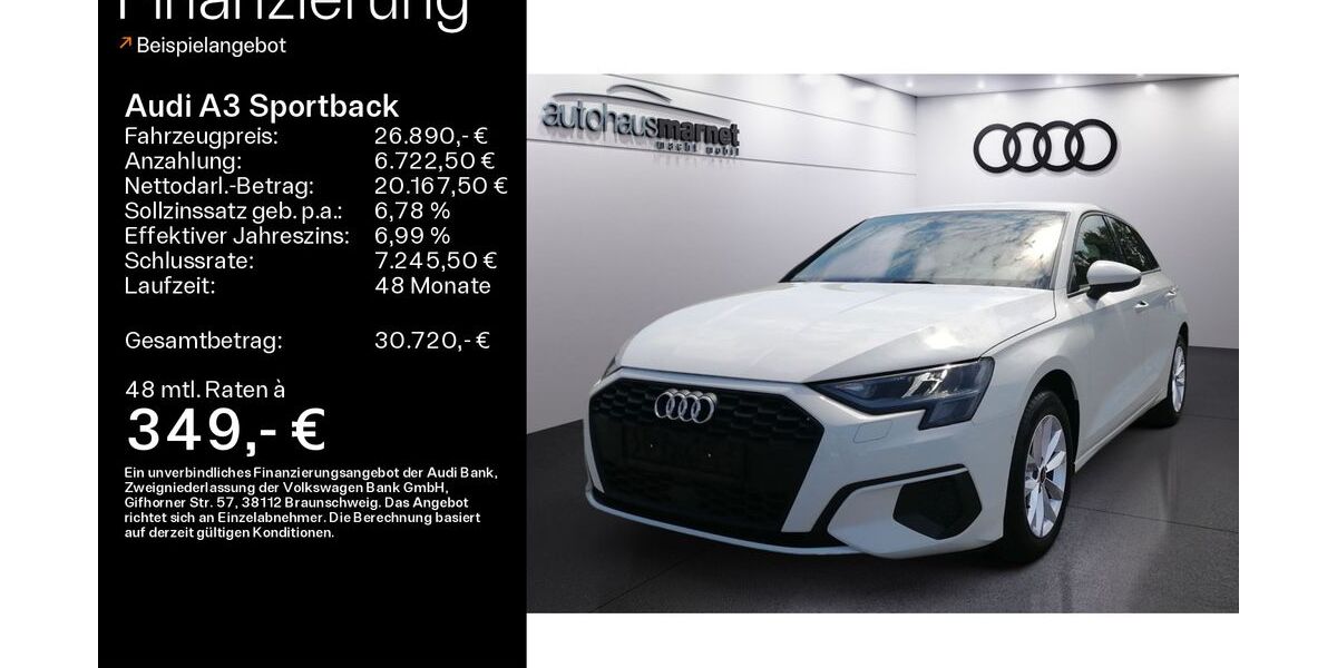 Audi A3 23.705 km 26.890 &euro; Bad Nauheim 61231