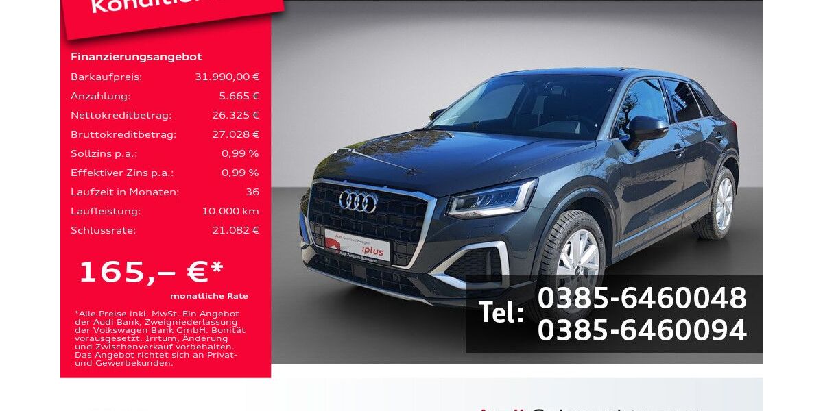 Audi Q2 6.700 km 31.990 &euro; Schwerin 19061