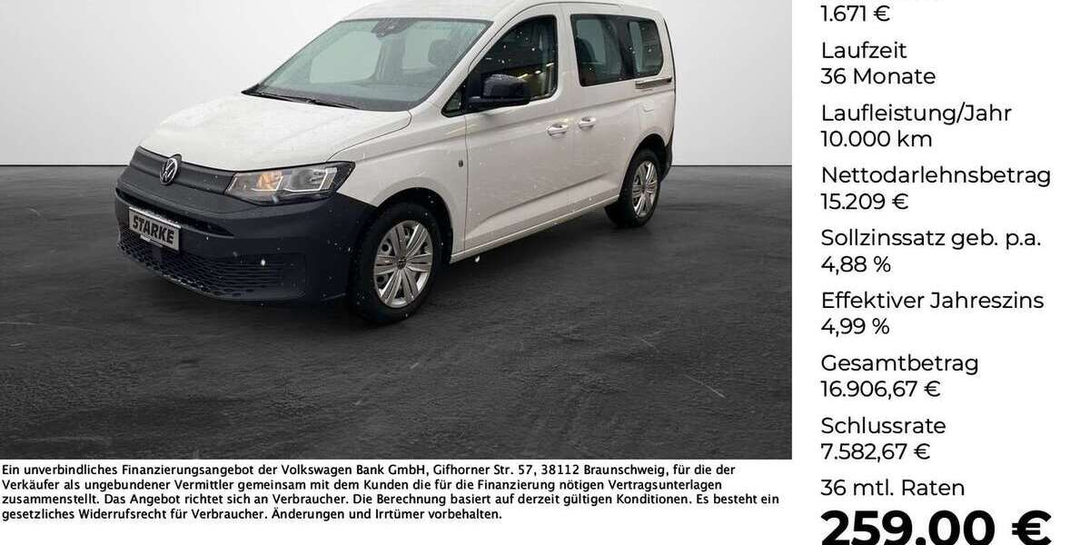 VW Caddy 104.589 km 16.880 &euro; Lotte 49504
