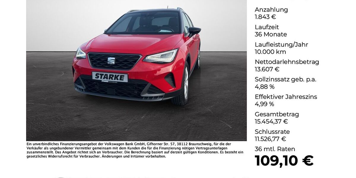 Seat Arona 33.827 km 15.450 &euro; Lengerich 49525