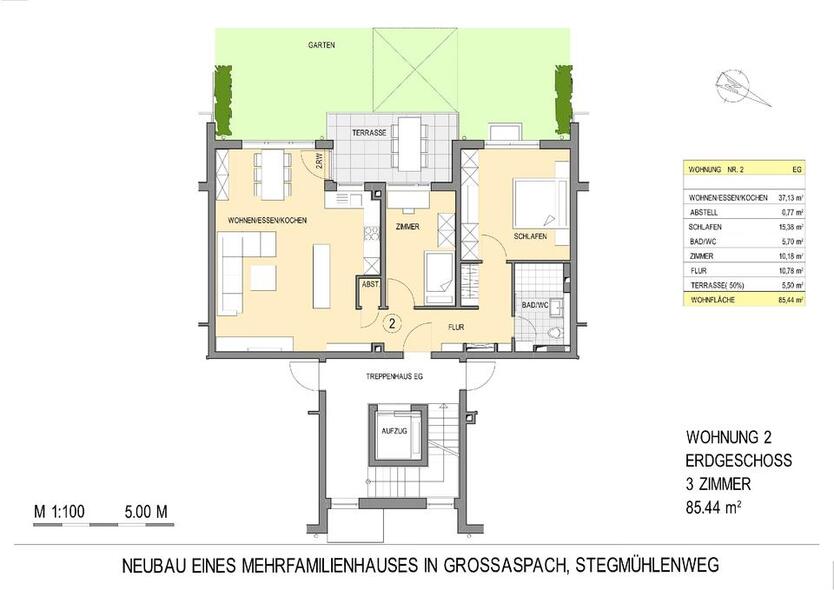 Erstbezug: 3-Zimmer-Wohnung mit Balkon zimmer