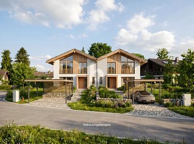 SELTENE GELEGENHEIT - DOPPELHAUS IN RUHIGER LAGE - Grundstück Pfaffing | Angebot:26496597
