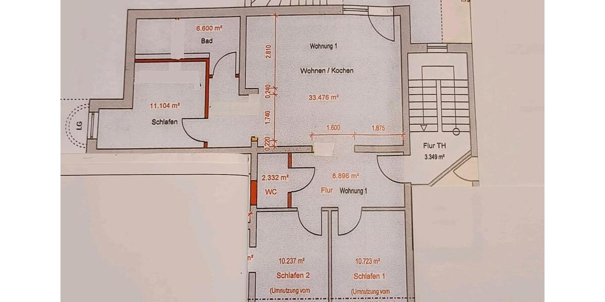 Etagenwohnung Ostheim vor der Rhön Ostheim v.d.Rhön - 4 Zimmer, 84 m&sup2;, 269.000&euro; | Angebot:26984119