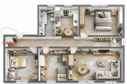 Wohnung Weißwasser - 4 Zimmer, 83 m&sup2;, 64.800&euro; | Angebot:26386896