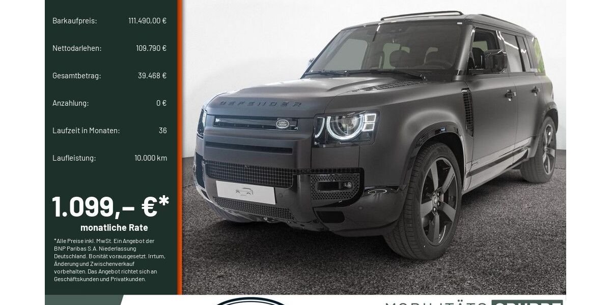 Land Rover Defender 4.500 km 111.490 &euro; Lüdenscheid 58507